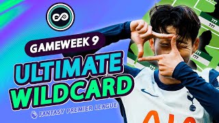 FPL GW9 BEST WILDCARD TEAM  Fantasy Premier League 202425 [upl. by Geno]