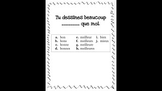 Bon  Bien  Meilleur  Mieux Mini French Lesson [upl. by Teri]