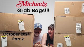 MICHAELS Grab Bags  October 2024  Part 2 [upl. by Ysnat]