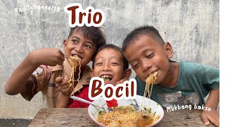 BOCIL MUKBANG BAKSO KUMIS NOVAL SAMA DIKA RUSUH [upl. by Friedland858]