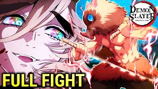 Inosuke Kanao amp Shinobu vs Doma FULL CINEMATIC FIGHT Demon Slayer [upl. by Anelrad]