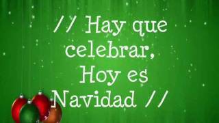 Hoy Es Navidad con letrawmv [upl. by Helfand]