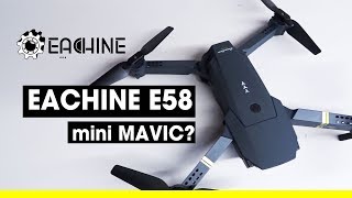 EACHINE E58 Drone  Mini DJI Mavic [upl. by Marilee]