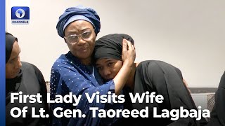 First Lady Others Visit Wife Children Of Lt Gen Taoreed Lagbaja [upl. by Morly128]