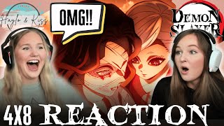 BEST EPISODE EVER 🔥  DEMON SLAYER  Reaction 4x8 [upl. by Ettessil]