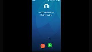 XIAOMI Mi Max 2 incoming call [upl. by Meras]