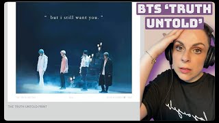 Reacting to BTS The Truth Untold LIVE and Lyrics Video [upl. by Tuddor]