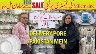 Melamine Factory Stock Clearance SaleWholesale CrockeryMelamine Dinner SetChef Uzma [upl. by Arais]