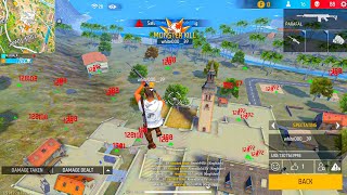 Fly Hacker in My Game  Solo Vs Squad Full Gameplay  Must Watch Garena Free Fire [upl. by Edy]