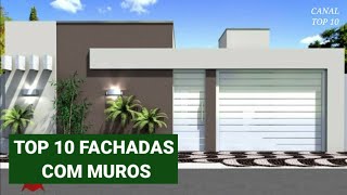 Fachadas com muros [upl. by Anirrehs]