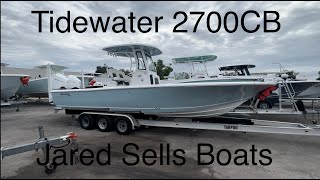 Walkthrough Tidewater 2700 Carolina Bay for sale [upl. by Dalston]