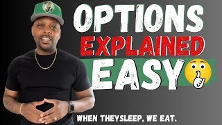 Options Explained Easy Beginners Only  Options Trading for Beginners [upl. by Anitsim410]