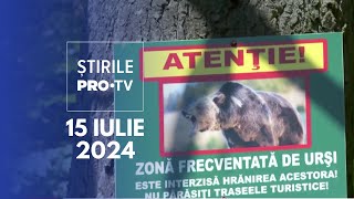 Știrile PRO TV  15 Iulie 2024 [upl. by Markowitz]