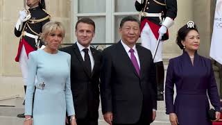 French President Macron hosts official state dinner for Chinese President Xi [upl. by Birk]