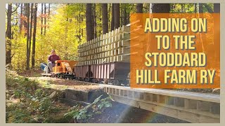 Laying Track on the Stoddard Hill Farm Railway [upl. by Dimitry]