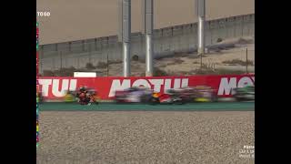 Dennis Foggia amp Deniz Oncu crash in the First lap Moto3 Qatar 2021 [upl. by Mart]