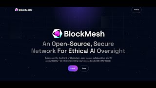 🚀 BlockMesh Airdrop Power Ethical AI Oversight 🌐  Earn by Sharing Bandwidth your Network [upl. by Elinor]