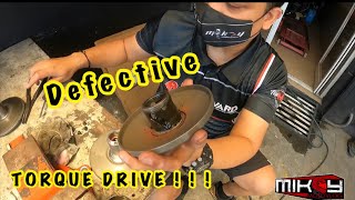 How to change TORQUE DRIVE  honda click 125150 [upl. by Frick43]