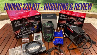 Unimig Viper 120 MIG Welder Synergic Kit Unbox Review and Test  Best Beginner Welding Machine [upl. by Rodmann]