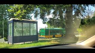 King County Metro Bus 480 in Mercer Island WA [upl. by Lebar]