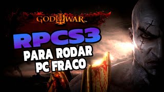 RPCS3 no PC FRACO  MELHOR CONFIGURAÇÃO PARA PC FRACO 2024 [upl. by Yeneffit594]