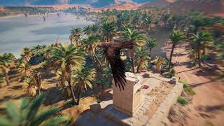 Assassins Creed Origins  Eagle flight and hunting  PC Ultra settings 1440p [upl. by Vijar]