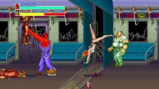 FINAL FIGHT ARCADE ALL BOSS HACK ABIGAIL 2 FULL PLAYTHROUGH [upl. by Ellerd]