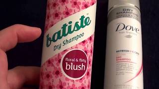 Dry shampoo product review Batiste amp Dove [upl. by Nyleuqcaj]