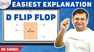 Part 56  D Flip Flop in hindi  Sequential Circuits in hindi  DIGITAL ELECTRONICS [upl. by Leeda]