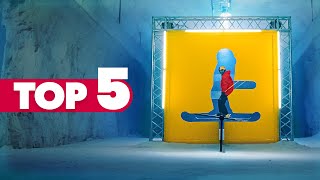 Top 5 Most Creative Ski Sessions Ever  Red Bull Snow [upl. by Zwiebel]