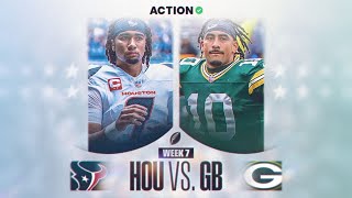 NFL WEEK 7 TEXANS VS PACKERS LIVE REACTIONS [upl. by Forsyth348]