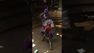 PS5 Spider Man miles Morales FIGHT SCENE IMMERSIVE GAMEPLAY 4K  shortvideo short youtubeshorts [upl. by Saihtam]