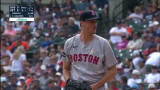 Every pitch of Cooper Criswells 4 Perfect innings vs Detriot 09012024 [upl. by Ruzich]