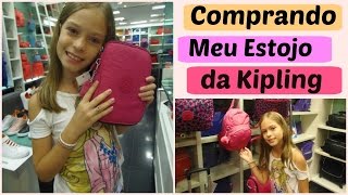 Comprando Estojo da Kipling [upl. by Einahpit]