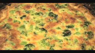 BROCCOLI AND CHEDDAR CHEESE QUICHE  QUICHE RECIPE [upl. by Am426]