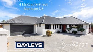 4 McKendry Street  Blenheim [upl. by Toille302]