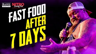 COMEDIAN CATFISH COOLEY FAST FOOD AFTER 7 DAYS  COMEDY CHEESEBURGER COMEDIAN [upl. by Ulrike]