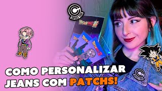 Como Personalizar Jeans com Patches [upl. by Mullen]