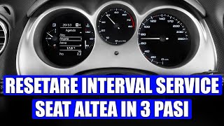 Cum resetezi intervalul de service la Seat Altea in 3 pasi simpli [upl. by Whitney]