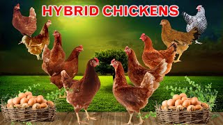 Top 10 Hybrid Chicken Breeds for Free Range Farming Producing Brown Eggs  Layer Chicken [upl. by Ennasil321]