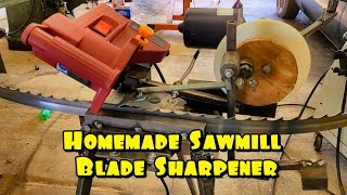 Homemade Bandsaw Sawmill Blade Sharpener [upl. by Fennelly398]