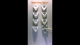 Mesmerizing Heartshaped Water Droplet Coloring shortsfeed shortsviral trending satisfying art [upl. by Ativla]