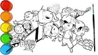 Menggambar dan mewarnai BoBoiBoy dan teman season 1 Komplit  How to draw BoBoiBoy friends [upl. by Ereynihc590]