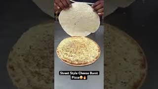 Street Style Cheese Burst Pizza  Indian street food  indiancheese pizza indianfood food [upl. by Conger]