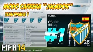 quotComenzamos en el Malagaquot Ep1  Modo Carrera quotJugadorquot  Temporada 1 Fifa 14 [upl. by Allicerp]