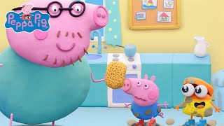 Peppa Pig English Episodes  Fun Play with Peppa and Dohdoh  PlayDoh Show Stop Motion PlayDoh [upl. by Airdnat437]