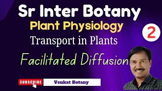 Facilitated Diffusion  Transport in Plants  Plant Physiology  Venkat Botany [upl. by Alet]