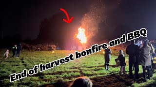 End of harvest bonfire BBQ [upl. by Suoiluj]