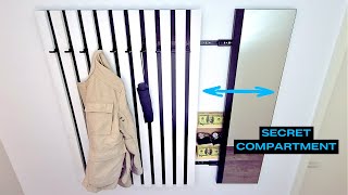 DIY  Coat Rack with Hidden Storage [upl. by Konstantine454]