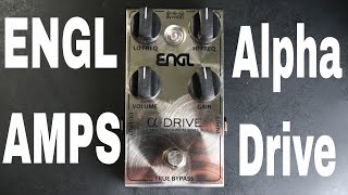 Engl Alpha Drive  Vintage Overdrive Tones from Engl Amps Custom Series Pedals  Shawn Tubbs [upl. by Edahsalof]